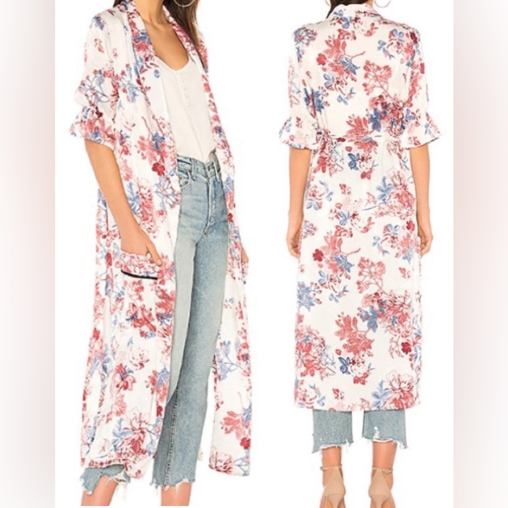 MISA Los Angels Floral Print “Claudia” Kimono